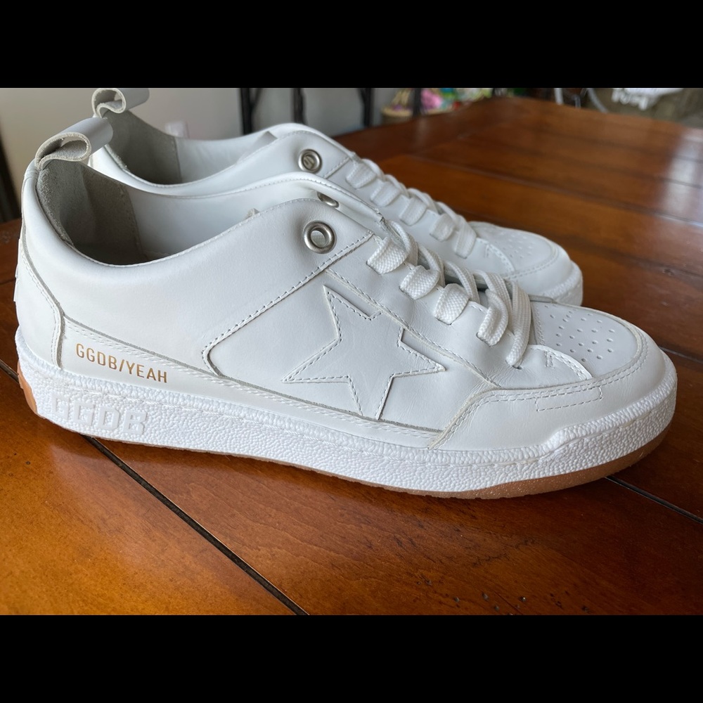 Golden goose Yeah all white sneaker. Size 8.5